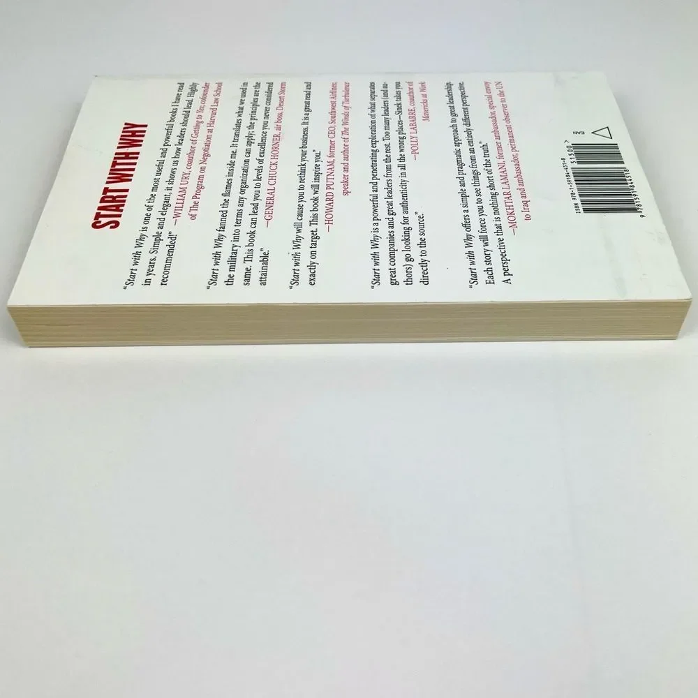 START WITH WHY by Simon Sinek Self Help Inspirational Book